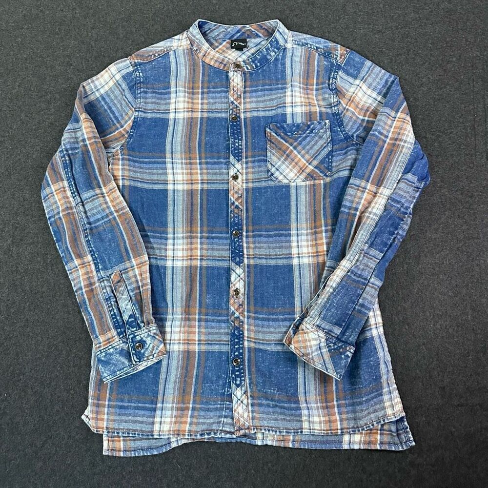 Art Class 2017 Flannel Button Up LS Shirt Boys XL (16) Blue‎ Preppy Outdoors